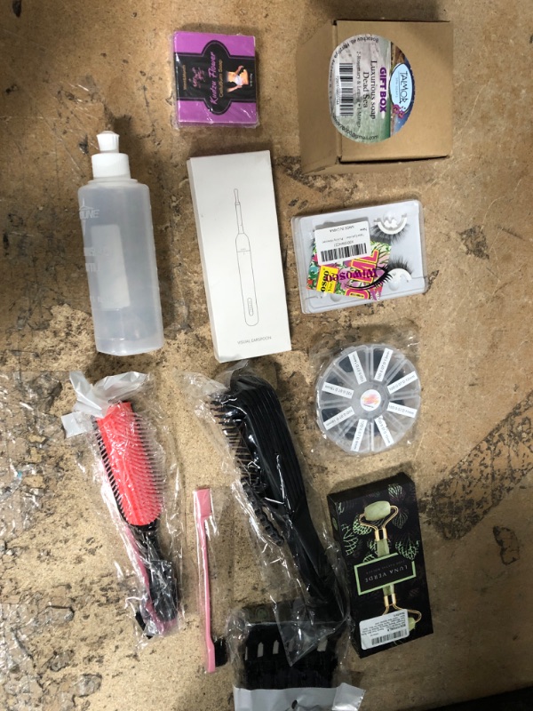 Photo 1 of 12 pack hair, lash, and container items 