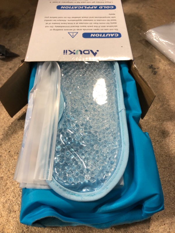 Photo 1 of Ice Pack for Knee Injuries Reusable - Camoner Knee Ice Pack Wrap, Flexible Gel Ice Pack for Instant Knee Pain Relief, Arthritis, ACL, Swelling, Ice Pack with Ice Eye Mask Single Pack