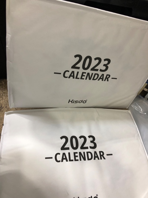 Photo 1 of Kisdo Large Wall Calendar 2022-2023(16.3”x11.4”) , Desk Calendar with to-do list and notes, 15 Months Calendar from Oct.2022 - Dec. 2023, 2022-2023 Calendar With Julian Dates for Home Schooling Plan & Schedule Solid 2pack