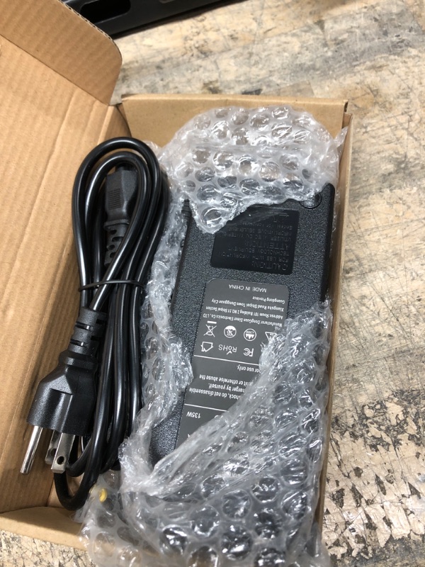 Photo 2 of 135W AC Adapter Laptop Charger Compitible with Acer Nitro 5 N18C3 AN515-51 AN515-41 AN515-53 AN515-52 AN515-43 AN515-54 AN517-51 N18C4 Acer Aspire Z3 23" 23.8" Series Z3-615 Z3-710 Z3-715 Power Cord