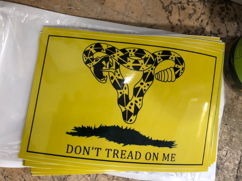 Photo 1 of 10 Don’t Tread On Me Uterus Womens Rights Stickers Laptop Bumper Decal Window Waterproof Car Stickers