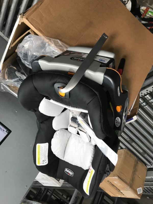 Photo 1 of Chicco Bravo 3-in-1 Trio Travel System, Bravo Quick-Fold Stroller with KeyFit 30 Infant Car Seat and base, Car Seat and Stroller Combo | Camden/Black Camden Bravo