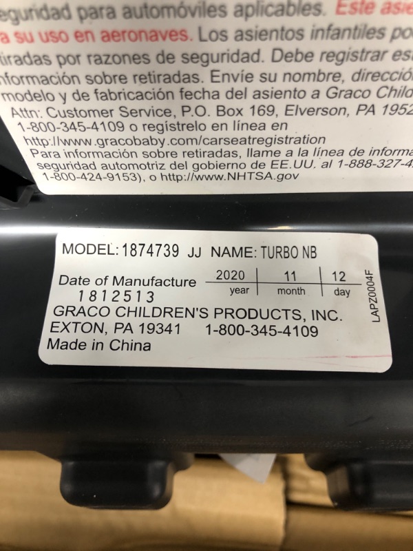 Photo 1 of *INCOMPLETE* Graco TurboBooster Highback Booster Seat, Glacier