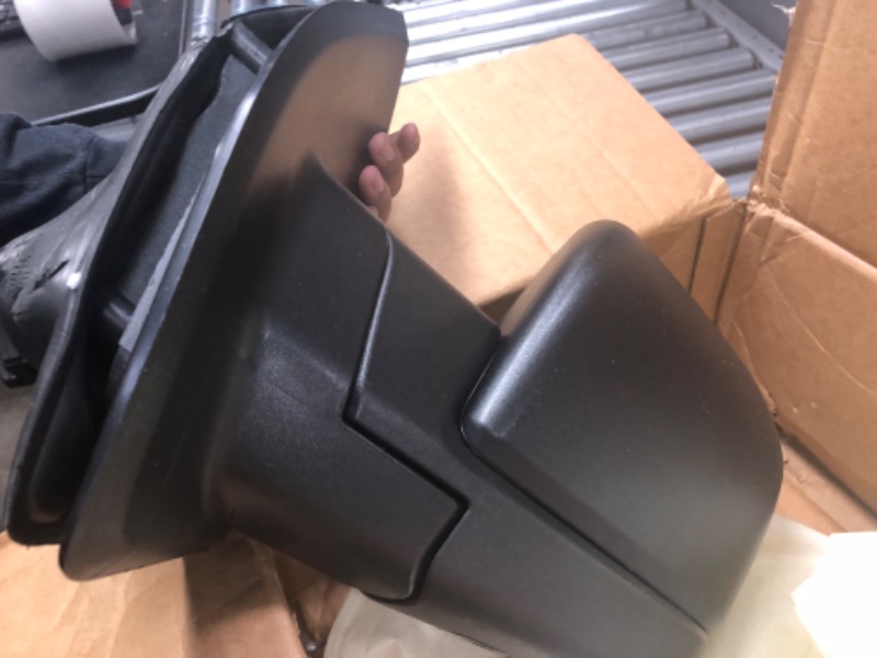 Photo 2 of INEEDUP Towing Mirrors Tow Mirrors Fit for 2015-2019 for Ford for F150 with Left  Side Power Operation Heated with Turn Signal Light Manual Folding