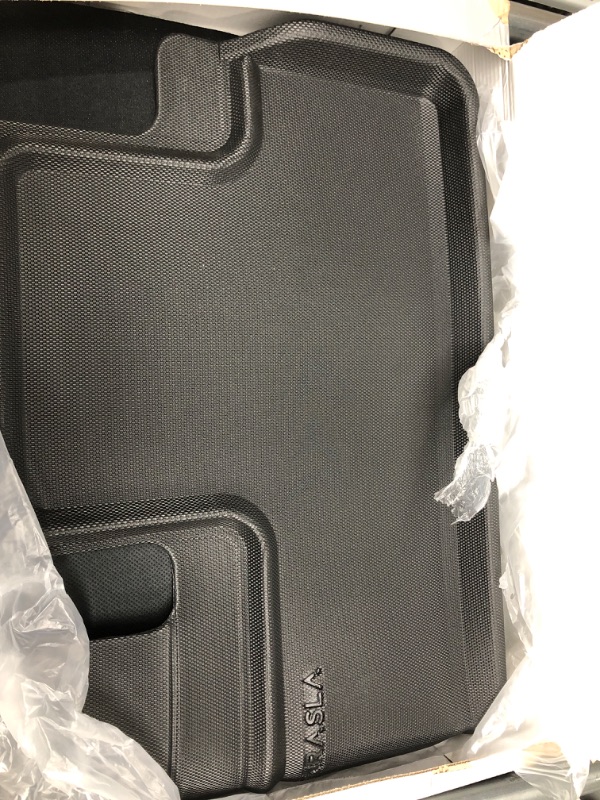 Photo 2 of Farasla Upgraded All-Weather Floor Mats for New 2023 2022 2021 Tesla Model 3, All Weather Anti-Slip Waterproof TPR Interior Floor Liners