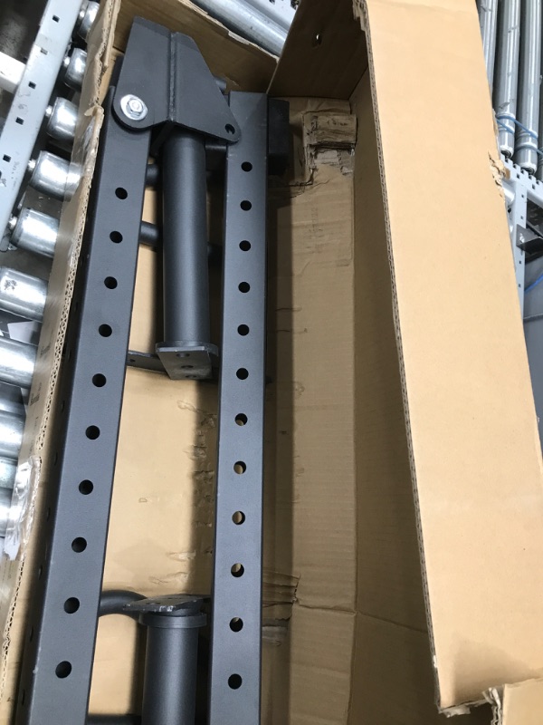 Photo 1 of HulkFit Pro Series 2.35” x 2.35” Height Adjustable Lever Jammer Arms Weightlifting Attachment Accessory for Pro Series Power Cage - Black