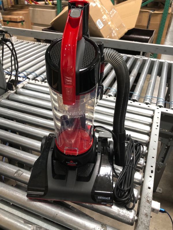 Photo 1 of BISSELL CleanView Compact Upright Vacuum, Fits in Dorm Rooms & Apartments, Lightweight with Powerful Suction and Removable Extension Wand, 3508