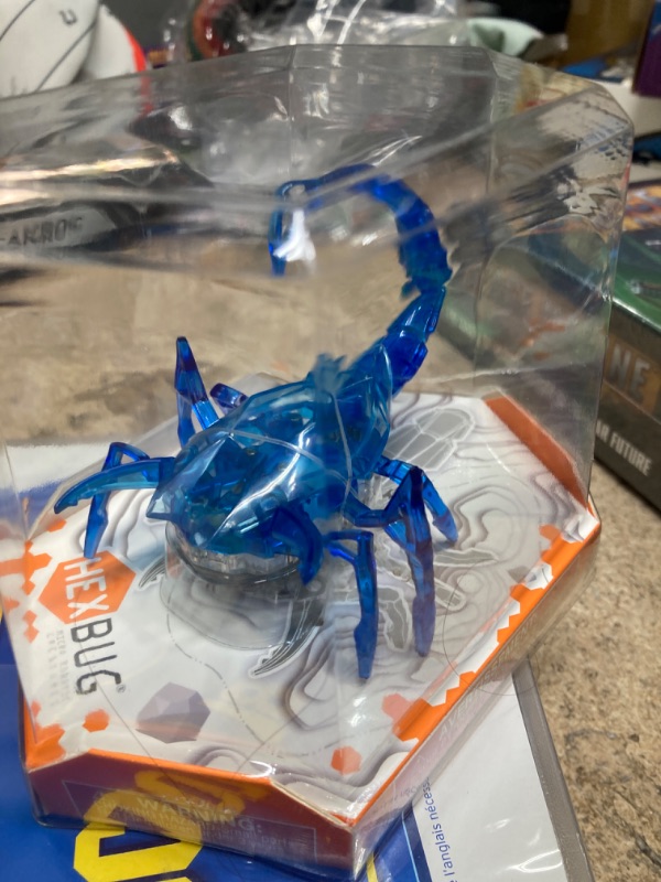 Photo 2 of (BLUE Color)
 Scorpion Electronic Autonomous Robotic Pet Ages 8 and up (BLUE Color)
