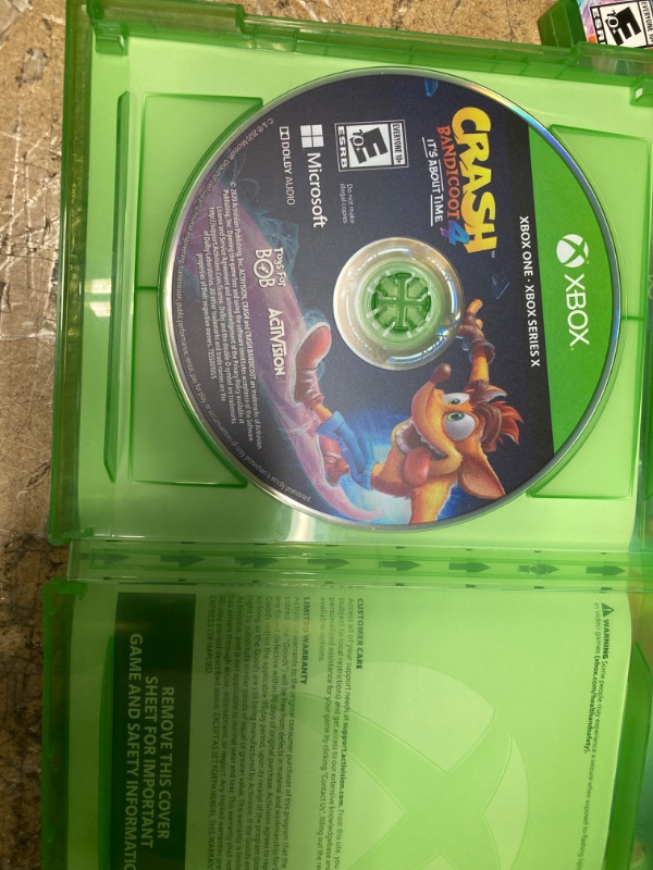 Photo 2 of **BRAND NEW, OPENED TO VERIFY GAME**
Crash Bandicoot 4: It S About Time - Xbox One Xbox Series X
