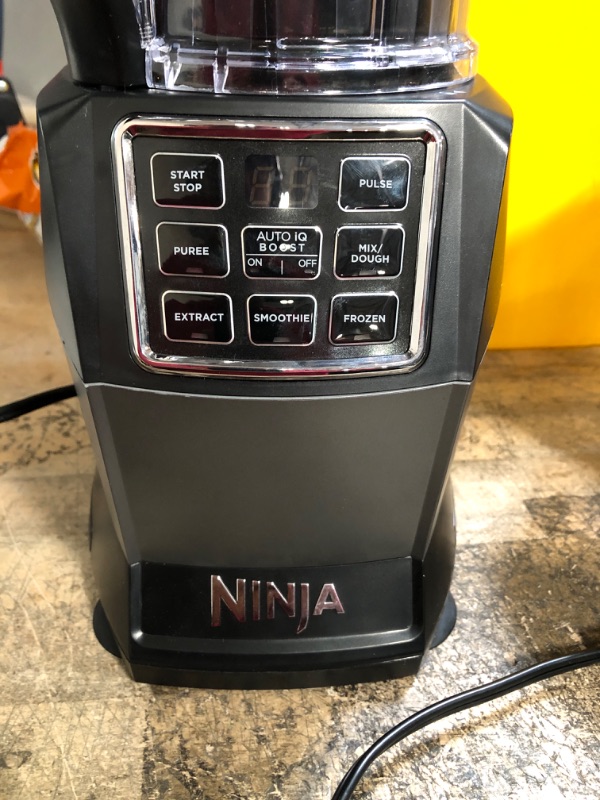 Photo 3 of ***PARTS ONLY *** Ninja BL493 Mega Kitchen System, 1500W, 4 Functions for Smoothies, Processing, Dough, Drinks & More, with 72-oz.* Blender Pitcher, 64-oz. Processor Bowl, (1) 16-oz. To-Go Cups & (1) Lids, Black *** DOESN'T TURN ON***