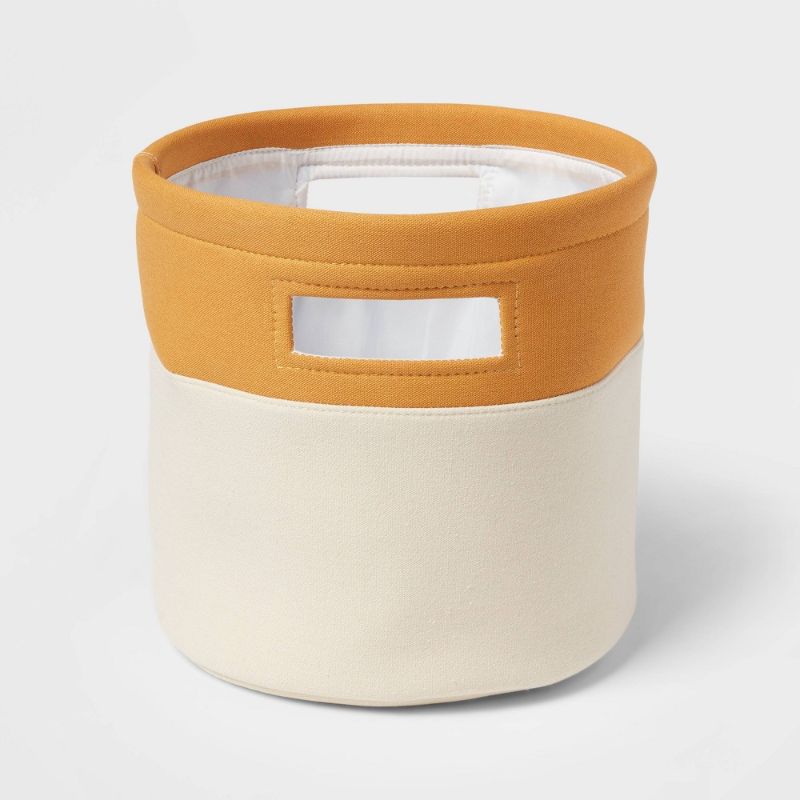 Photo 1 of 10.5" DIAMETER  Canvas Color Block Storage - Pillowfort™
