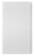 Photo 1 of 10 HOUSE of FARA 7/8 in. X 2-1/2 in. X 5 in. MDF Plinth Block, Primed White
