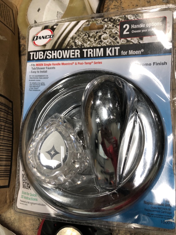 Photo 2 of **INCOMPLETE**
Danco Chrome Tub/ Shower Trim Kit for Moen
