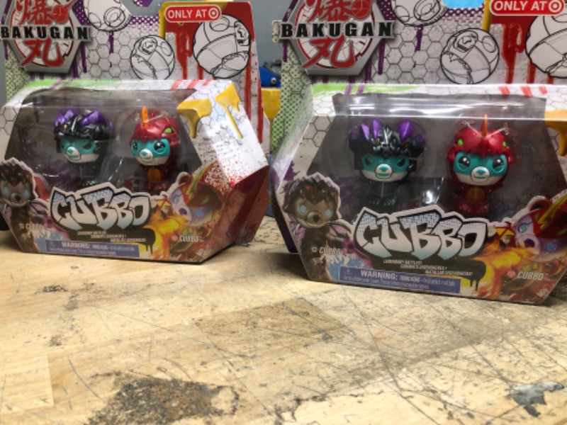 Photo 2 of 2 SETS
Bakugan Battle Planet Legendary Battles! Cubbo Figure 4-Pack
