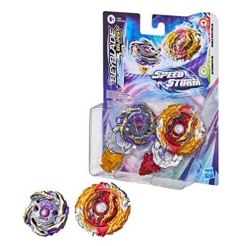 Photo 1 of Beyblade Burst Surge Speedstorm World Spryzen S6 and Betromoth B6 Spinning Top Dual Pack

