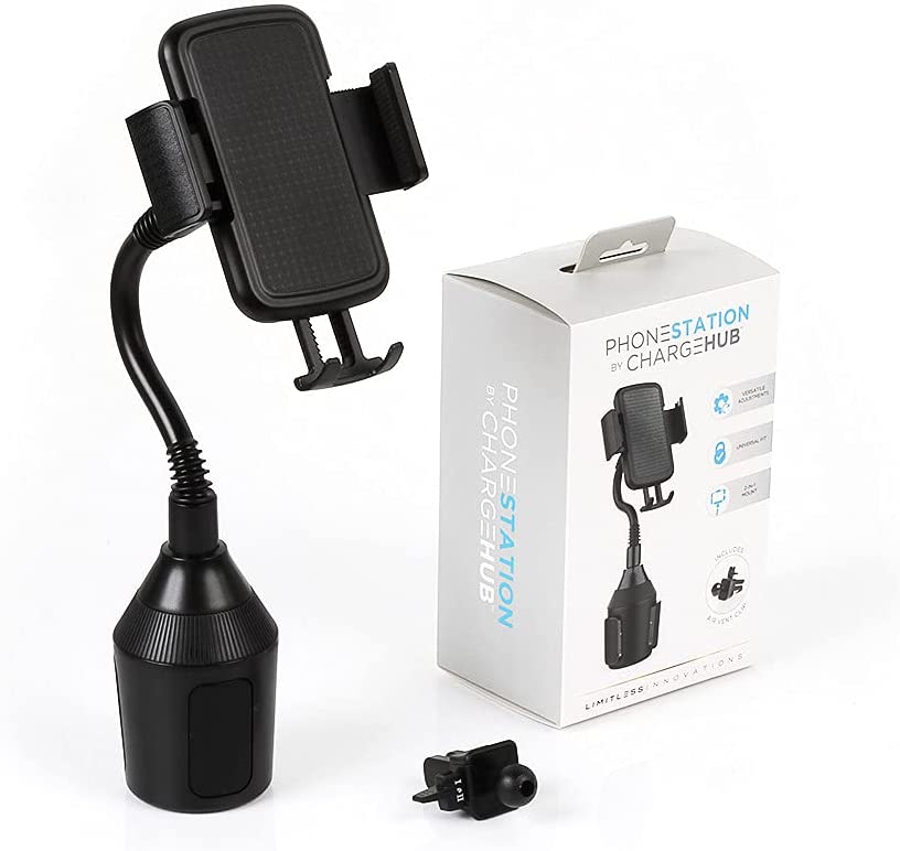 Photo 1 of **MISSING COMPONENTS**
2 Limitless PhoneStation Car Cup Holder Phone Mount with Adjustable Base, Flexible Neck & Air Vent Clip for iPhone/Samsung/Note/Galaxy & More
