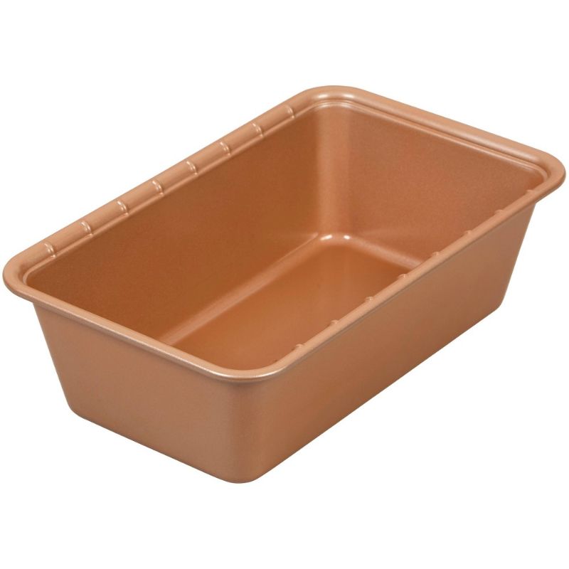 Photo 1 of 2 Wilton 9.3"x5.3" Ceramic-Coated Non-Stick Portions Loaf Pan
