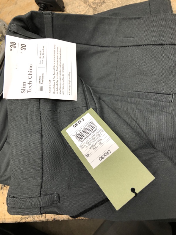 Photo 1 of 1 pair of Goodfellow Slim Tech Chino pants 38W and 30L