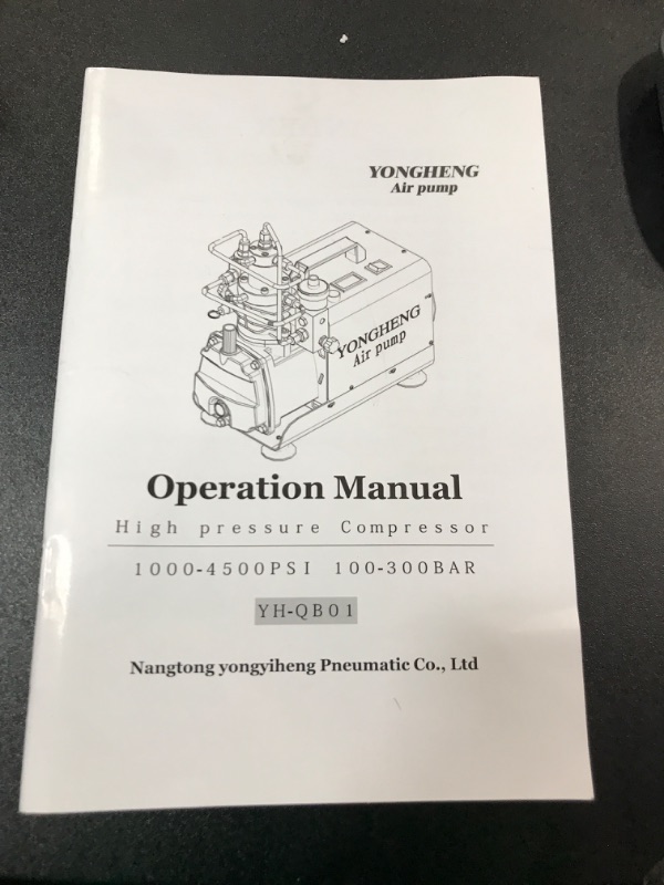 Photo 6 of *DAMAGED* *SEE NOTES* YONG HENG High Pressure Air Compressor Pump,Adjustable Control 