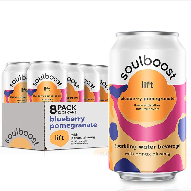 Photo 1 of Best By: MAR.29.2023
Soulboost Lift - Blueberry Pomegranate 8pack
