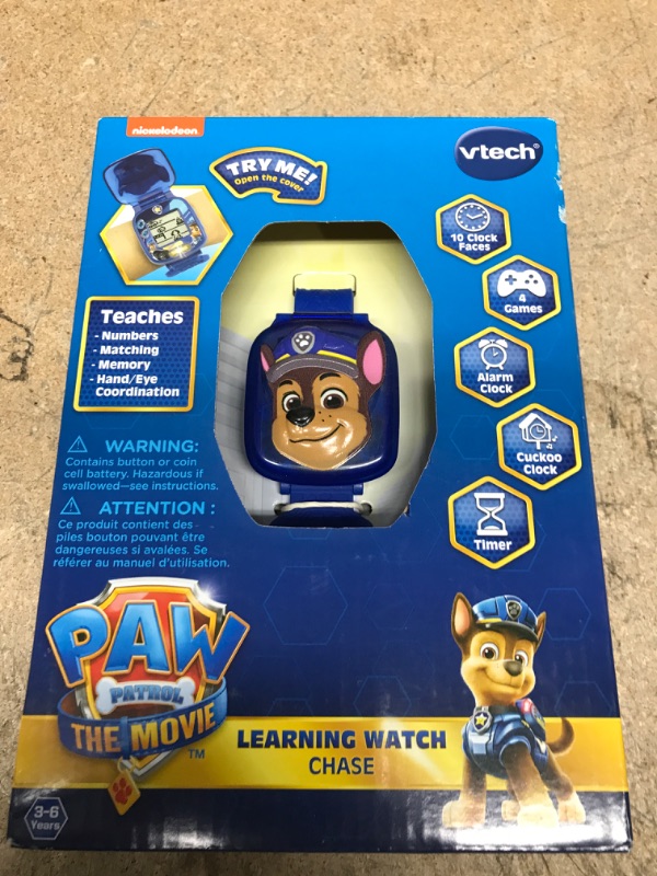 Photo 2 of 
VTech PAW Patrol Chase Learning Watch, Blue