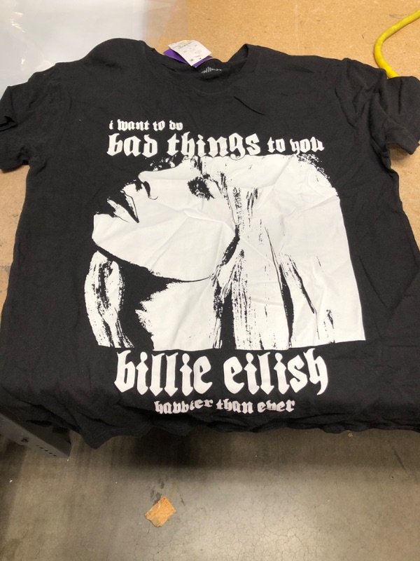 Photo 1 of BLACK BILLIE EILISH T SHIRT (L)