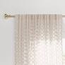 Photo 1 of 1pc 50"x84" Light Filtering Clipped Textured Window Curtain Panel - Threshold™