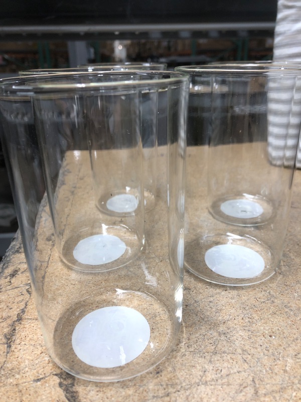 Photo 1 of  5 PIECE HEARTH & HAND GLASS TUMBLERS