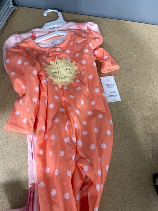 Photo 2 of Baby Girls' 2pk Sun/Ice Cream Footed Pajama - Just One You® Made by Carter's Pink 18M
