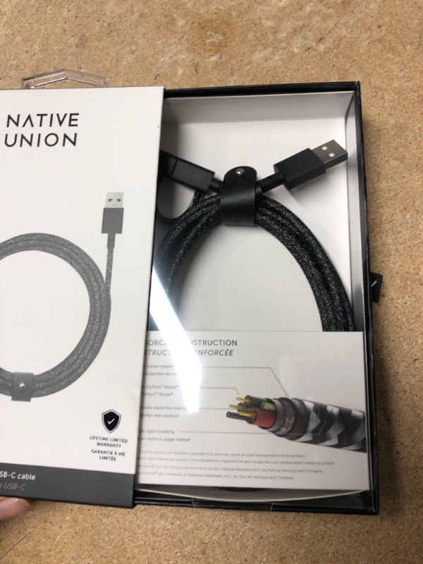 Photo 2 of Native Union Belt Universal Cable in Black
