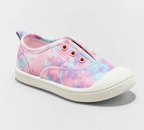 Photo 1 of Cat & Jack Toddler Rory Tie-Dye Slip-On Sneakers Easy On/Off Pink/Purple 9 A203