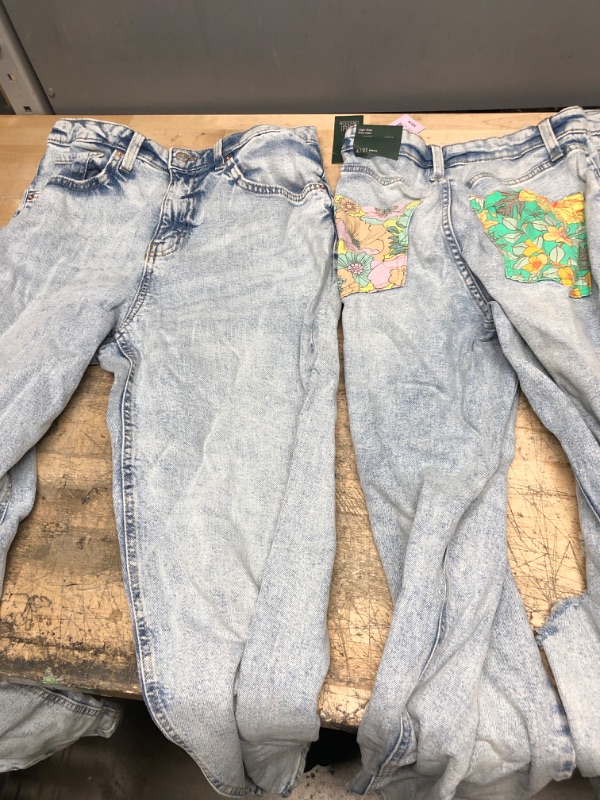 Photo 1 of 2 PAIRS OF JEANS