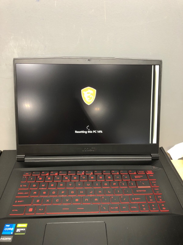 Photo 15 of MSI GF63 Thin 11SC-693 15.6" Gaming Laptop, Intel Core i5-11400H, NVIDIA GeForce GTX 1650, 8GB Memory, 256GB NVMe SSD, Windows 11