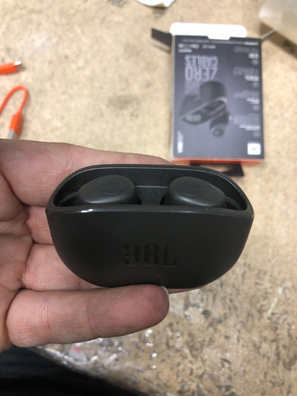 Photo 2 of JBL VIBE 100 TWS - True Wireless In-Ear Headphones - Black Black headphones only