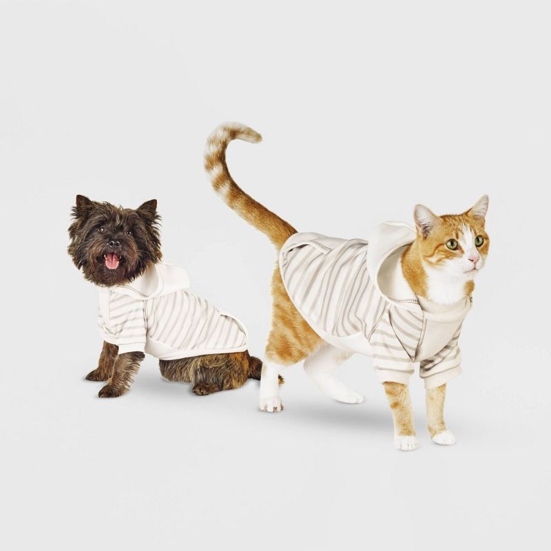 Photo 1 of 2 PACK- Lightweight Dog Hoodie - Stripe - XS /SMALL - Boots & Barkley
