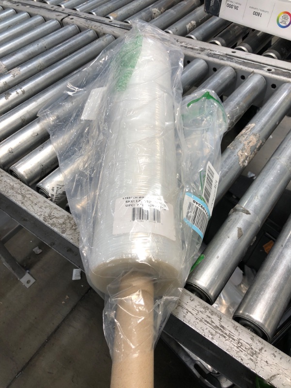 Photo 1 of uBoxes Large Cast Stretch Wrap 20" x 1000' 80G Roll with Handle
