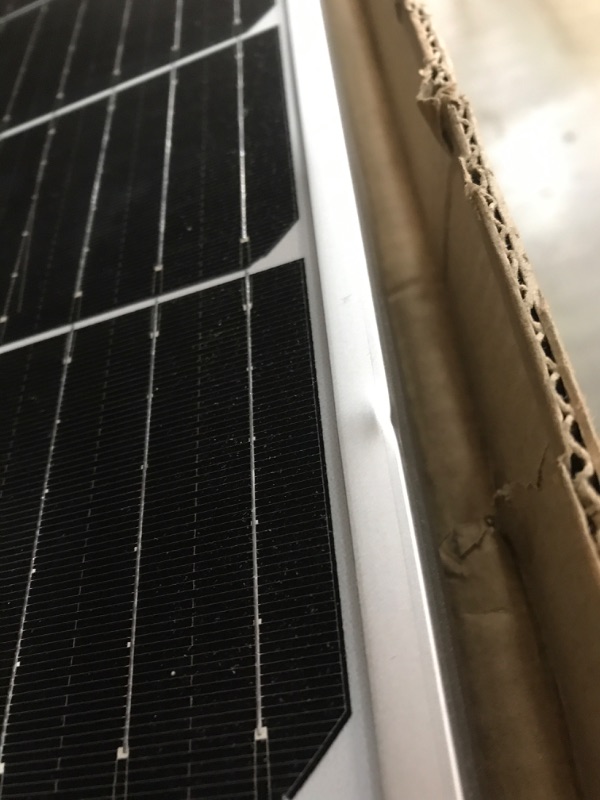 Photo 3 of **MINOR DAMAGE** WERCHTAY 200 Watt Solar Panel 9BB Monocrystalline Cell, High-Efficiency Module PV Power Charger 12V Solar Panels for Homes Camping RV Battery Boat Caravan and Other Off-Grid Applications 200W single solar panel