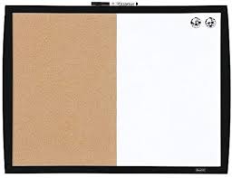Photo 1 of *** new ***
Quartet Combination Magnetic Whiteboard & Corkboard, 17" x 23", Combo White Board & Cork Board, Curved Frame, Perfect for Office & Home Decor, Home School Message Board, Black (41723-BK)
