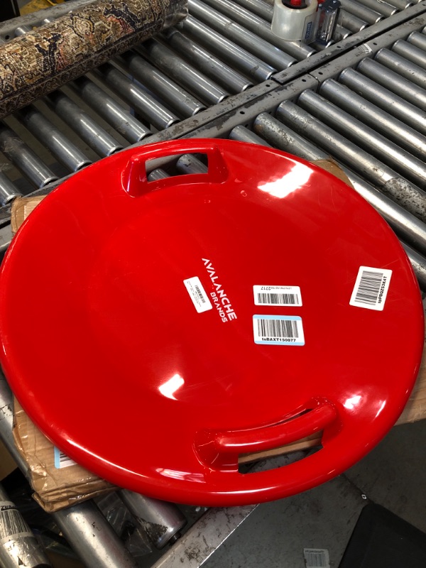 Photo 2 of (JUST THE RED ONE)Avalanche Brands - 25" Downhill Saucer Snow Sleds - Red 