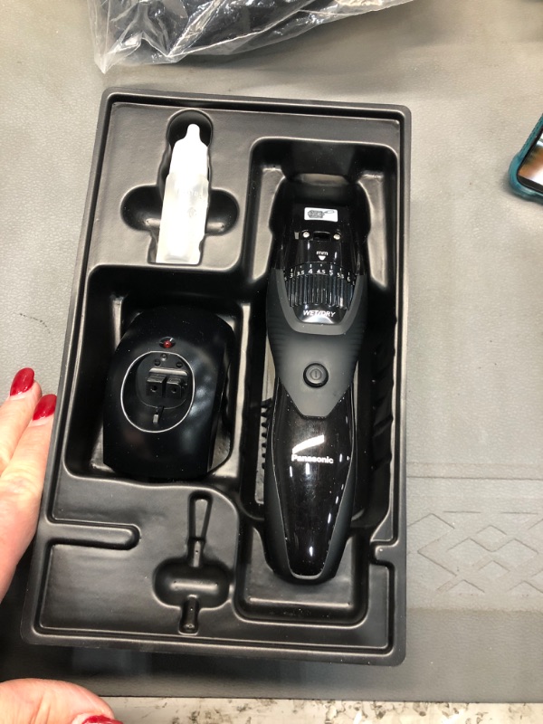 Photo 1 of Panasonic Cordless Men's Beard Trimmer With Precision Dial, Adjustable 19 Length Setting, Rechargeable Battery, Washable - ER-GB42-K (Black) Beard & 0.5-10mm hair length