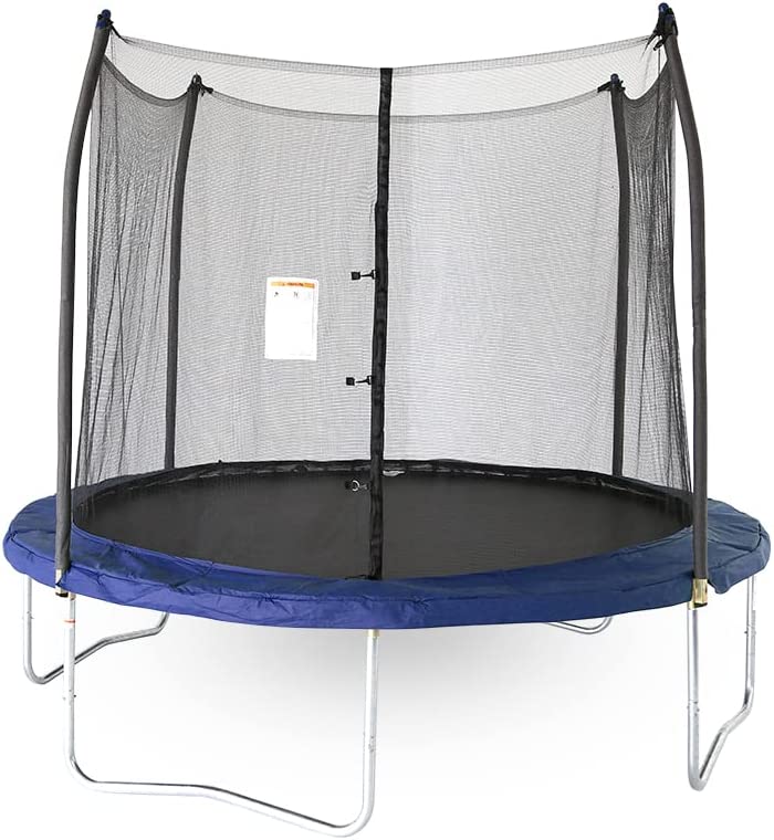 Photo 1 of **MISSING PARTS BOX 1 OUT OF 2** Skywalker Trampolines 10 -Foot Round Trampoline and Enclosure with spring
