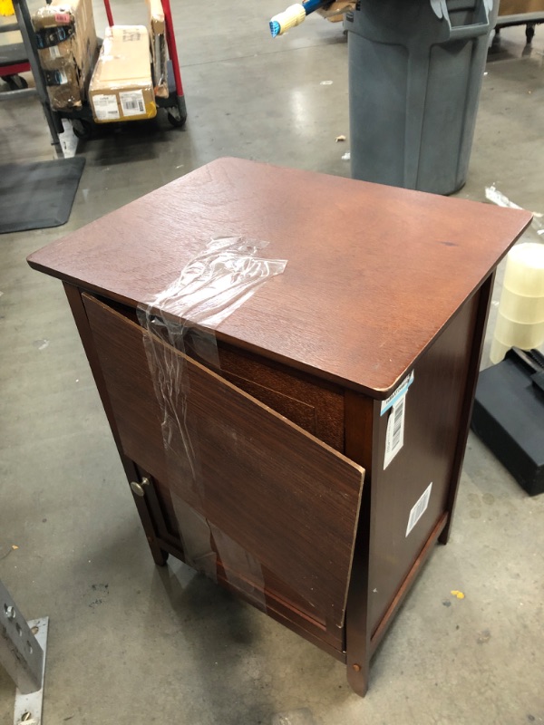 Photo 2 of *DAMAGE* Winsome Wood Eugene Accent Table, Walnut FURNITURE Walnut