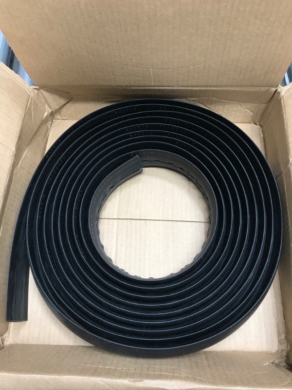 Photo 2 of D-Line 30ft Floor Cord Cover, Floor Cable Protector, Extension Cord Cover, Protect Wires & Prevent Cable Trips, Cable Management Solution - Cord Cavity = 0.63" (W) x 0.31" (H) - Black 30 Feet Black