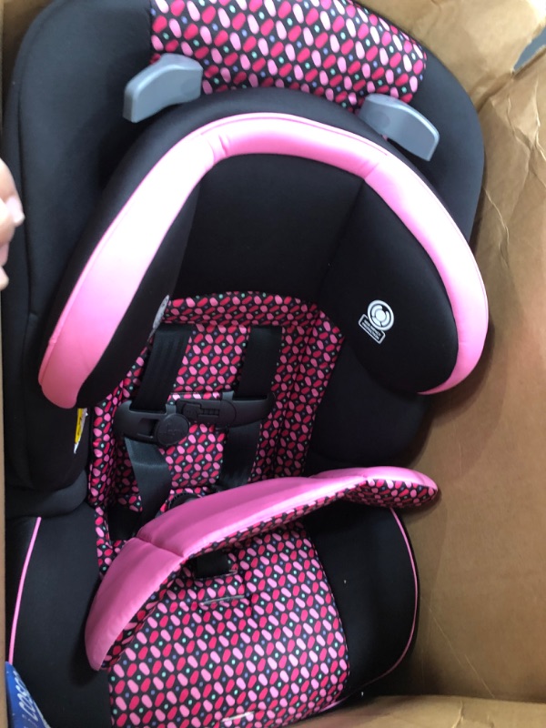 Photo 2 of Cosco Empire All-in-One Convertible Car Seat, Extended Use All-in-One Car Seat: Rear-Facing 5-40 pounds, Forward-Facing Harness 22-50 pounds, and Belt-Positioning 40-80 pounds, Spring Petals