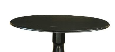 Photo 1 of (TABLETOP ONLY) East West Furniture Modern DLT-BLK-TP Kitchen Table Round Tabletop and 42 x 29.5-Black Finish 