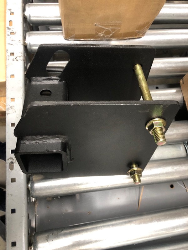 Photo 1 of TOPTOW 63803 RV Bumper Hitch Receiver 2 inch Adapter Receiver Openning 3500 LBS Capacity Fits for 4 inch X 4 inch Square RV Rear Bumpers Fits 4" Bumper