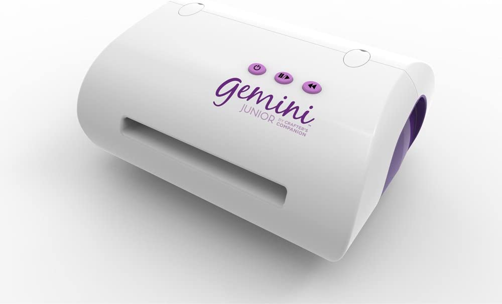 Photo 1 of GeminiJets Twin-Function Cutter & Embosser Crafter's Companion Gemini Junior Jnr Portable Die Cutting and Embossing Machine, White
