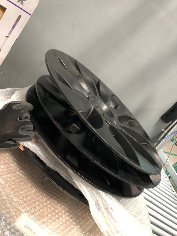 Photo 1 of KAVANIC Fits Tesla Model 3 Wheel Cover Hubcap 18 Inch Matte Black Support Logo Range Improvement (4 PCS) Uberturbine Style 2017-2023 Model 3 Aero Wheel Cover Replacement Uberturbine Style Matt Black
**2 WHEELS DIRTY**
