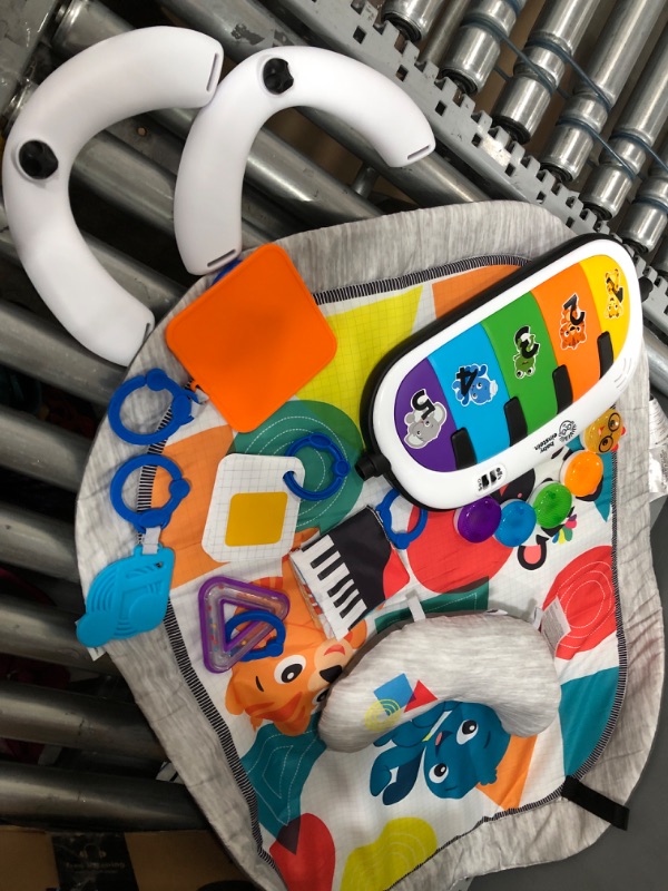 Photo 4 of Baby Einstein 4-in-1 Kickin' Tunes Music and Language Play Gym and Piano Tummy Time Activity Mat