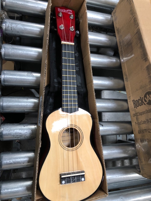 Photo 2 of ***DOES NOT COME WITH PICKS** Martin Smith UK-222-A Soprano Ukulele, Natural & ChromaCast CC-SAMPLE 